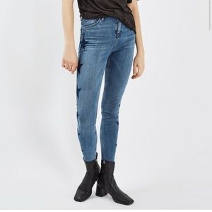 Topshop denim with Star Details